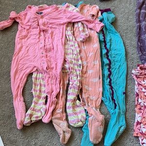 COPY - Baby girl Kickee pants pajama lot